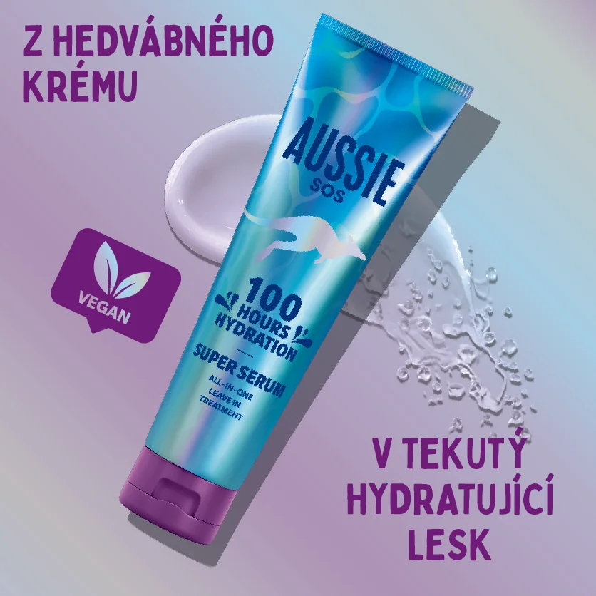 Aussie SOS 100 Hours Hydration Super sérum bez oplachování 160 ml