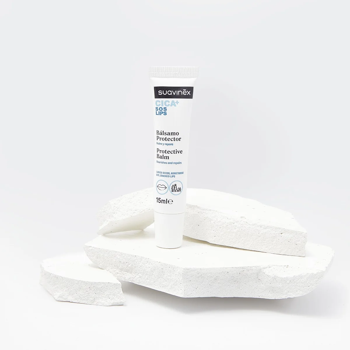 Suavinex CICA Ochranný balzám na rty 15 ml
