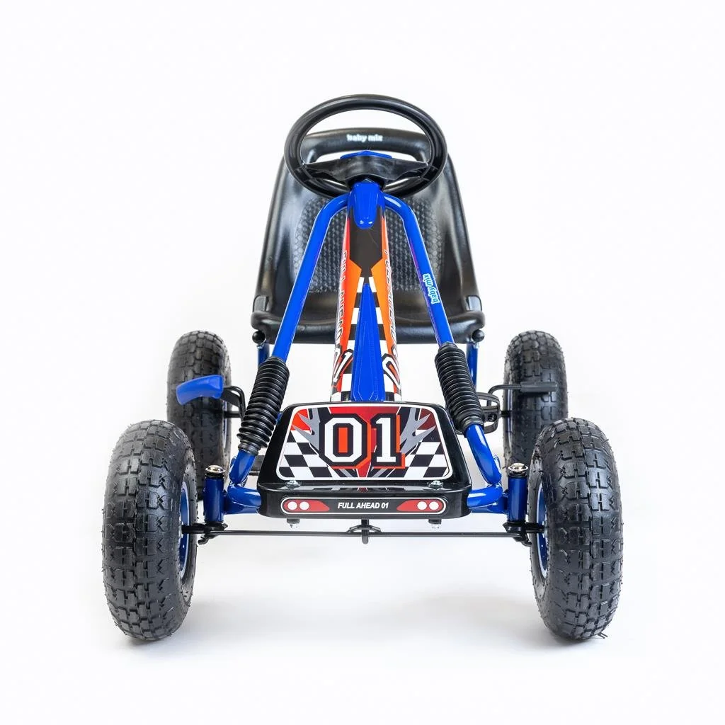 Baby Mix Dětská šlapací motokára Go-kart  Razor modrá 