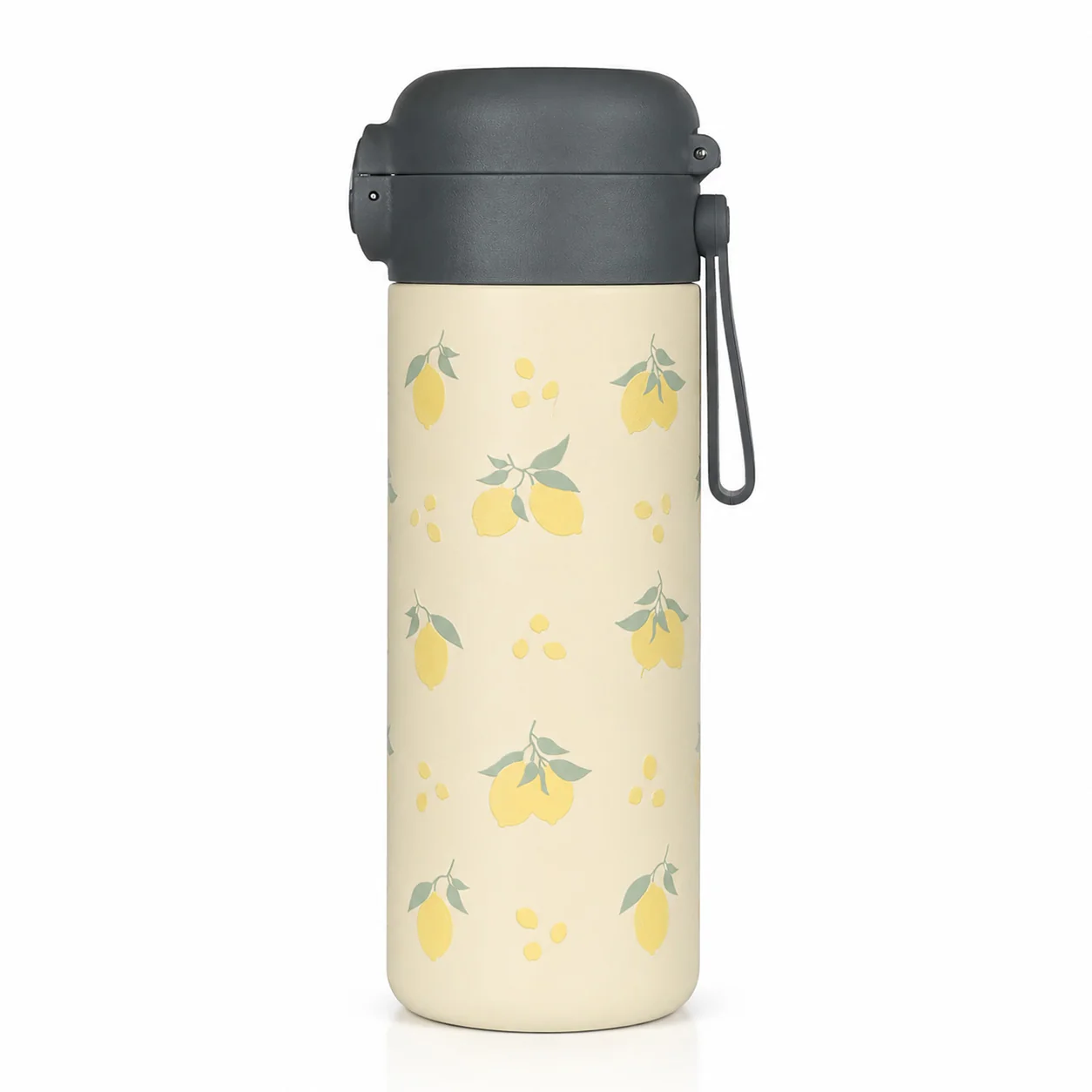 Zopa Termoska na tekutiny s brčkem a silikonovým držákem 350 ml, Limoncello 7