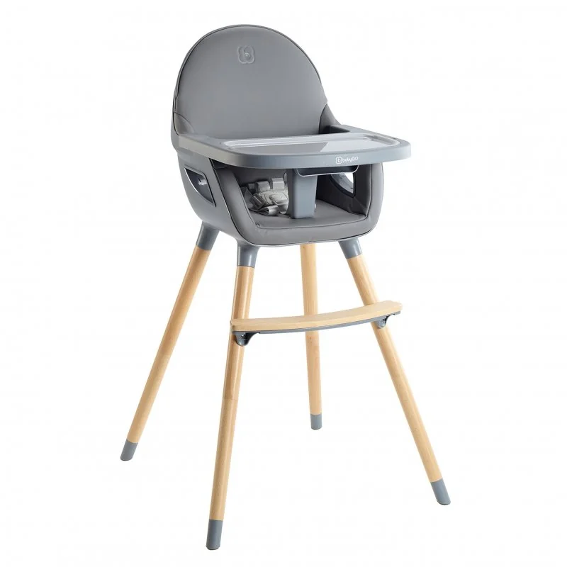BABYGO jídelní židlička Scandi Grey
