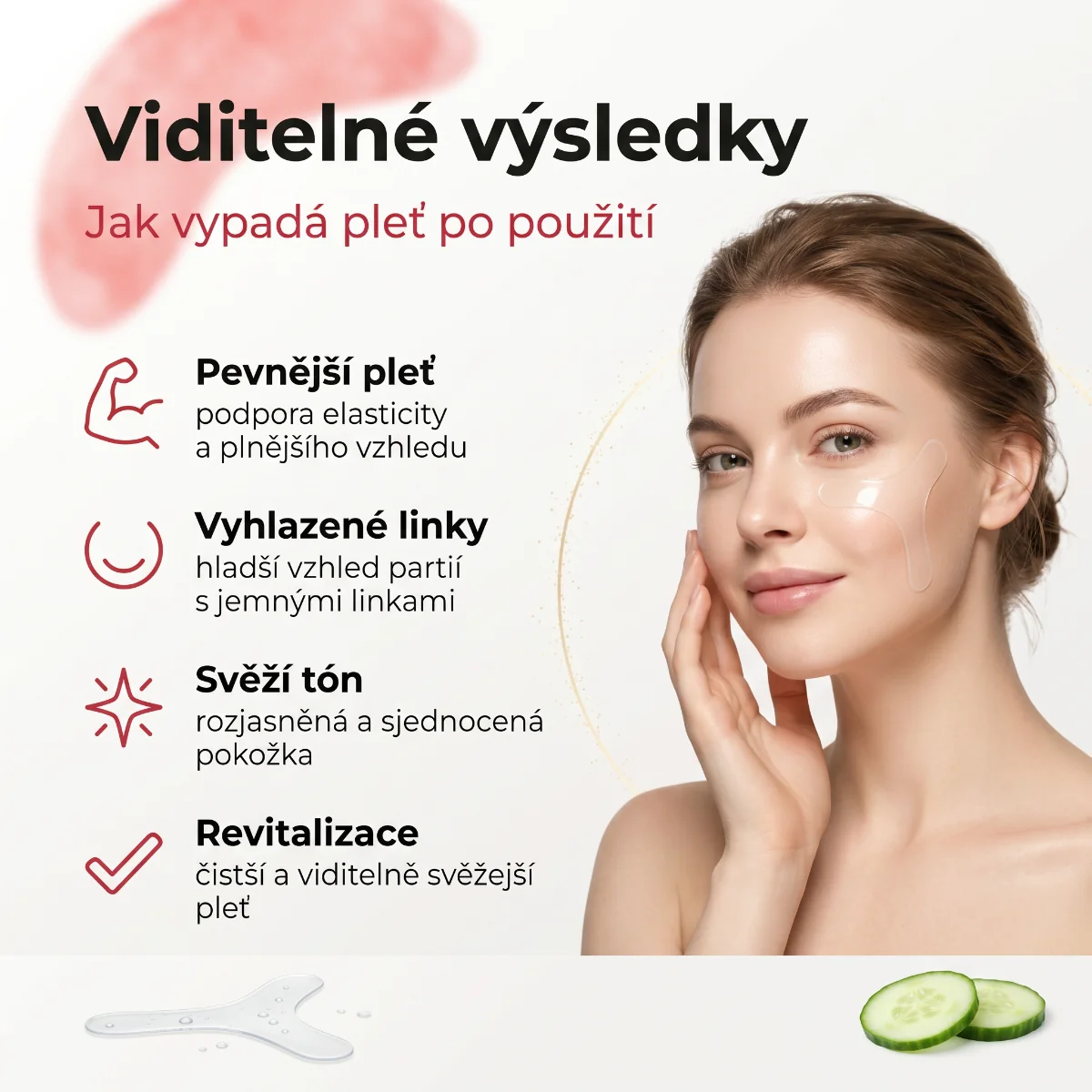 Wooshin Labottach Hydrogelové náplasti na zpevnění pokožky 8 ks
