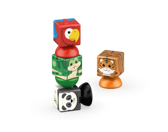 Geomag Magicube Džungle magnetická stavebnice 8 dílků