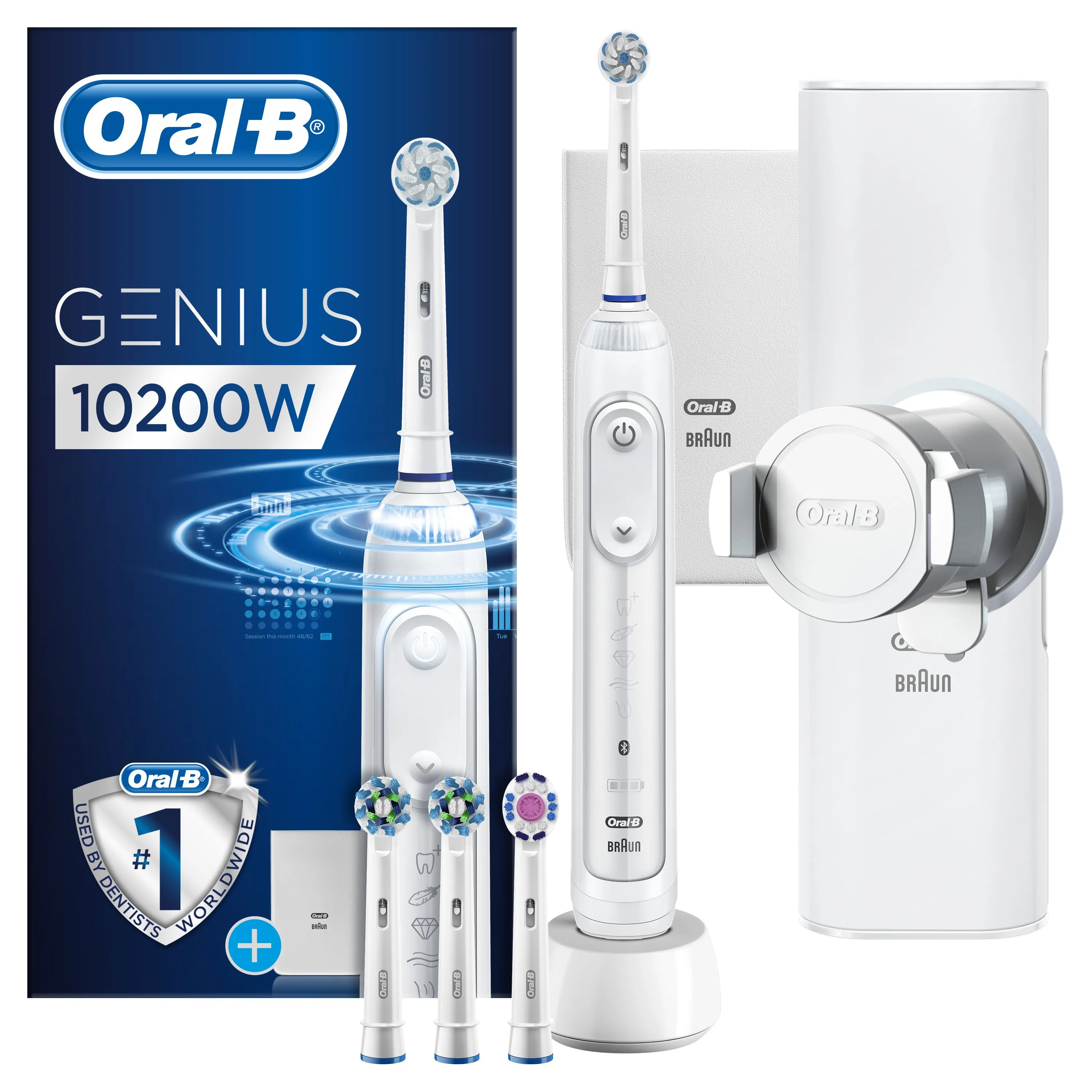 Oral-B Genius 10200W White elektrický zubní kartáček
