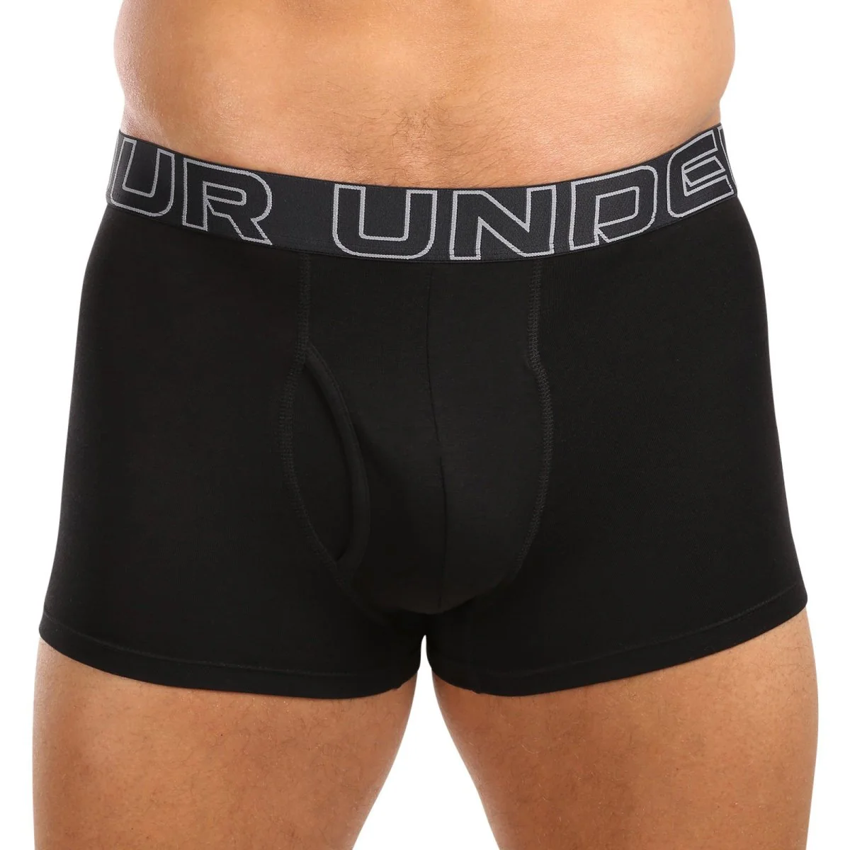 Under Armour 3PACK pánské boxerky černé (1383891 001) 4XL