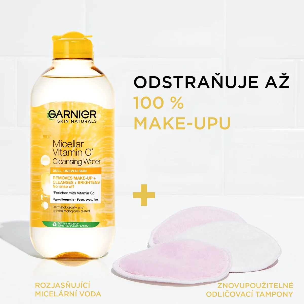 Garnier Skin Naturals Rozjasňující micelární voda s vitamínem C 400 ml