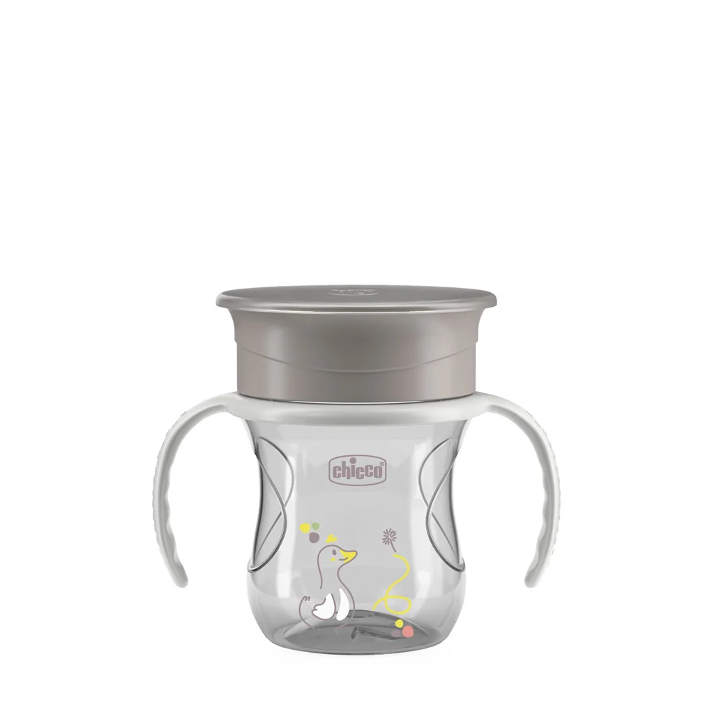 Chicco Hrneček 360 Perfect X s držadly 12m+ 200 ml grey
