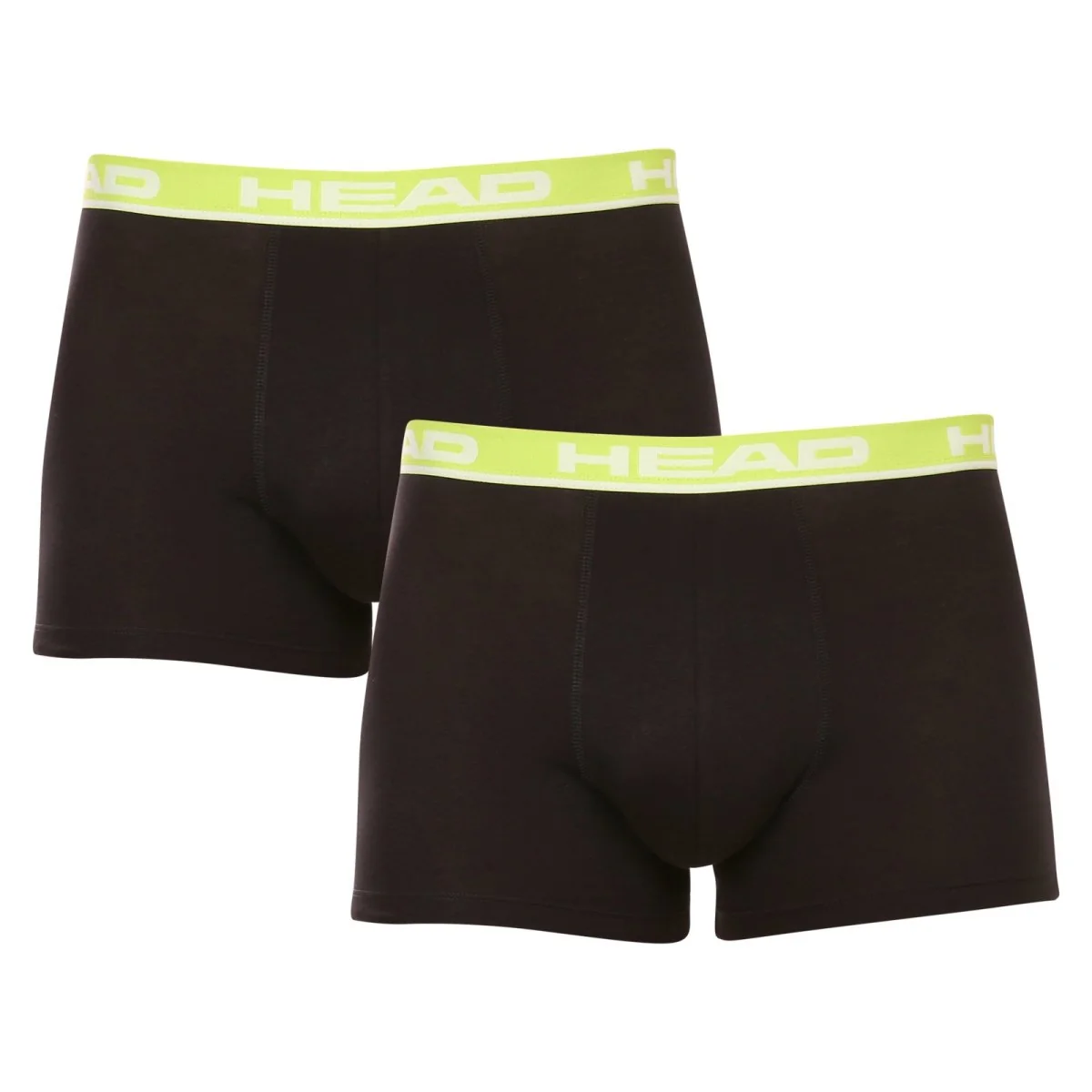 HEAD 2PACK pánské boxerky černé (701202741 019) M 
