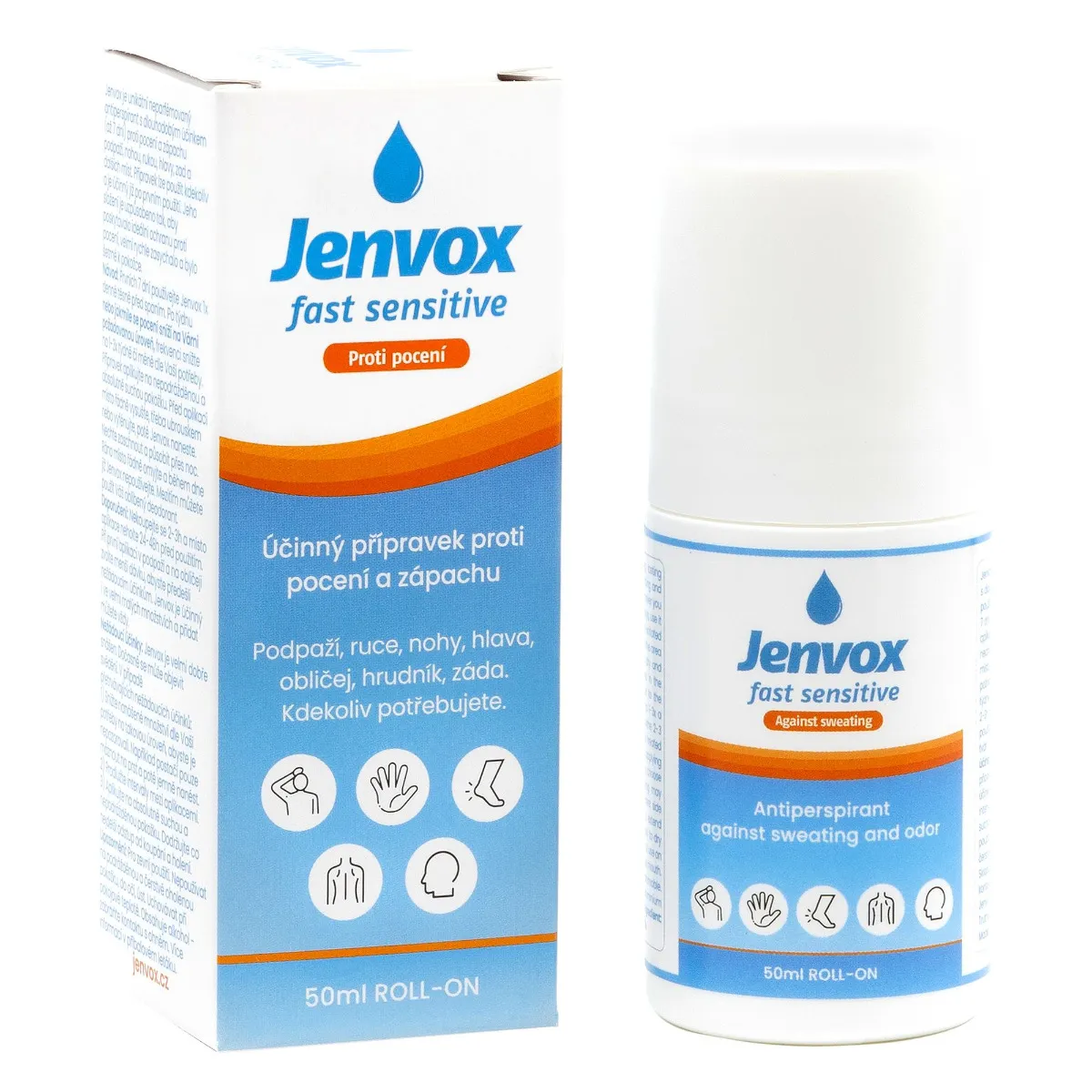 Jenvox Fast Sensitive proti pocení a zápachu