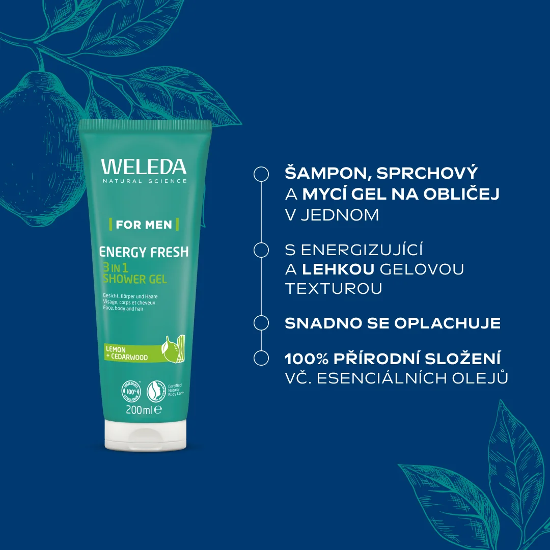 Weleda Men Refresh dárkový set 2 ks
