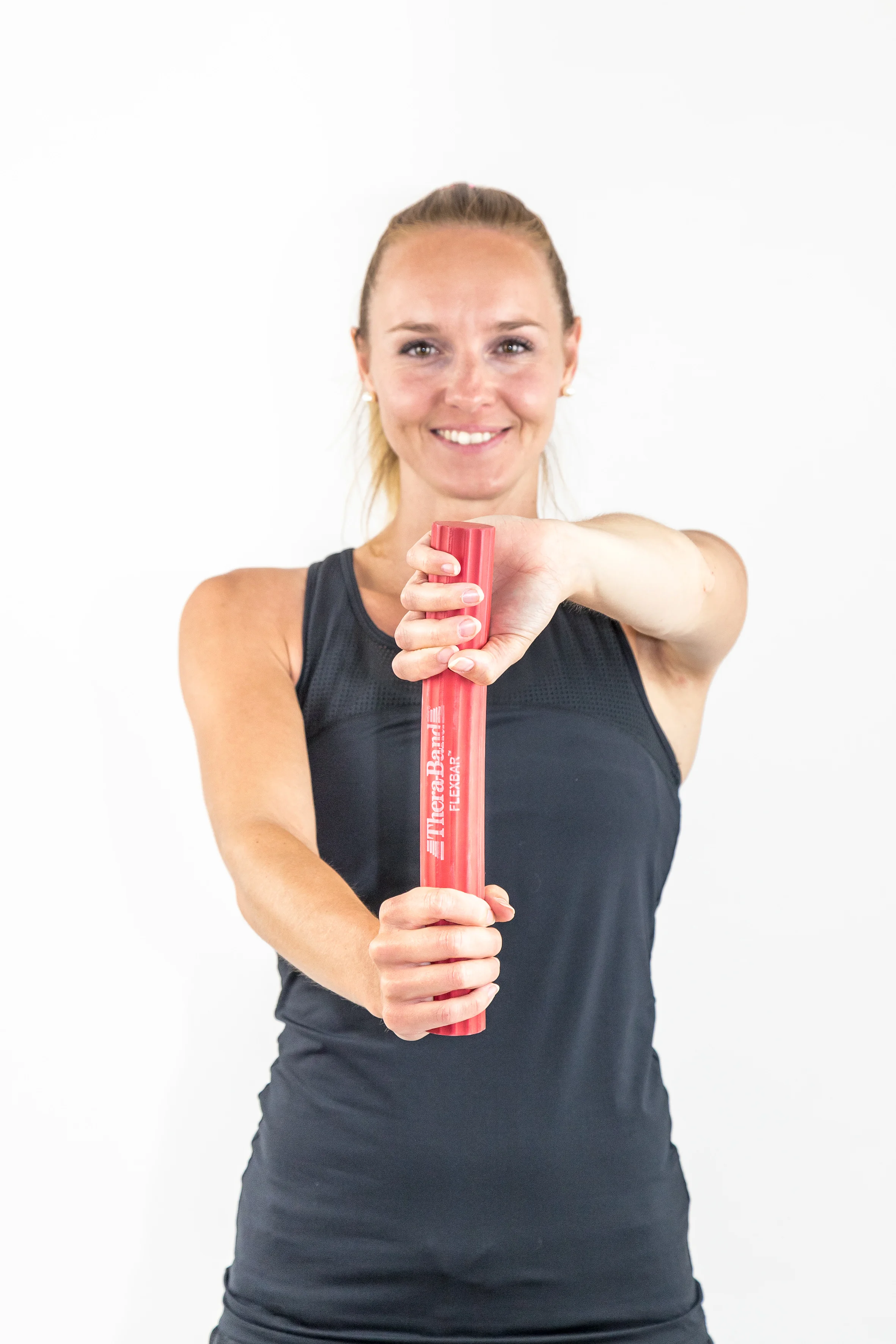 Thera-Band FlexBar červený - středně silný