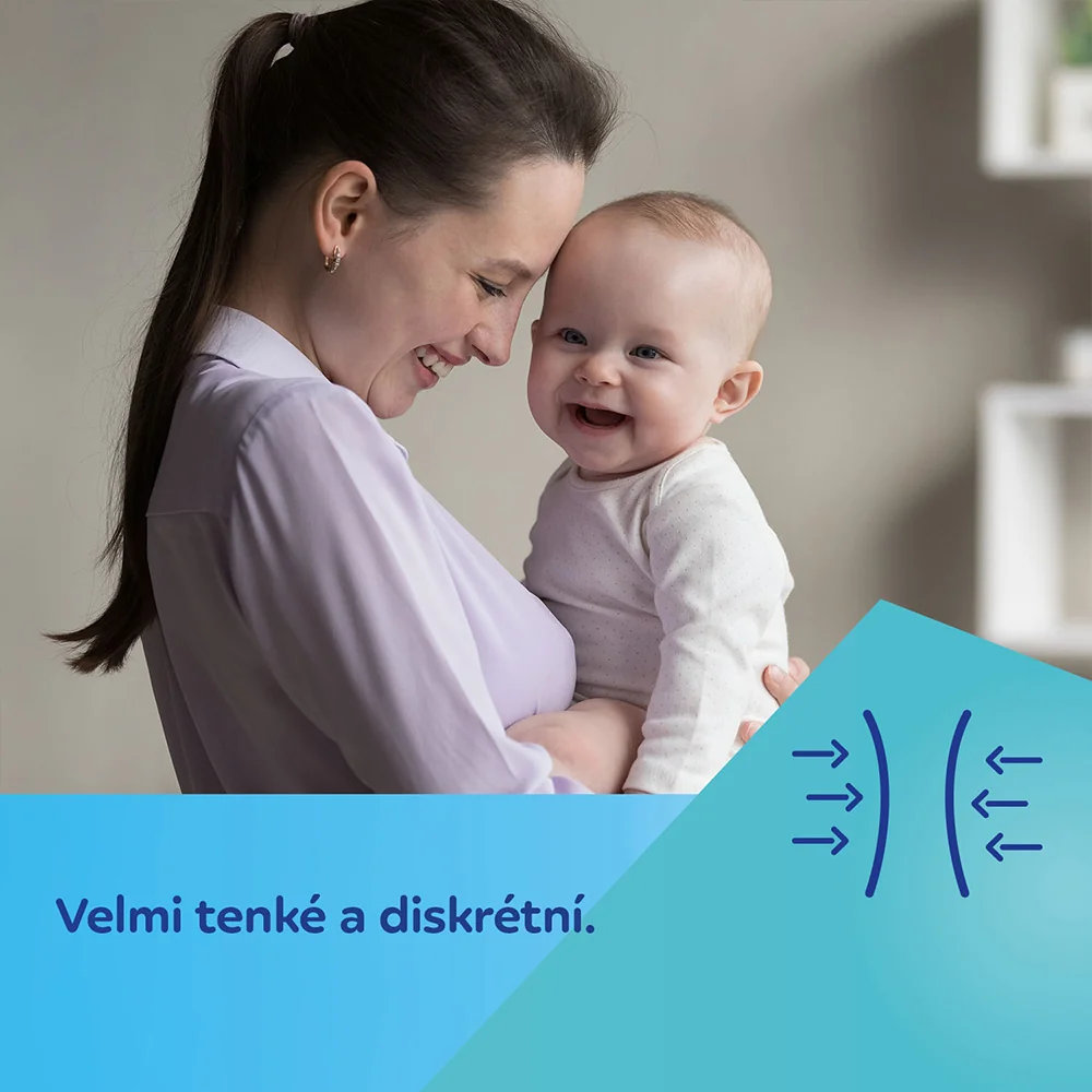 Canpol babies Tvarované prodyšné vložky do podprsenky 3D 50+10 ks černé