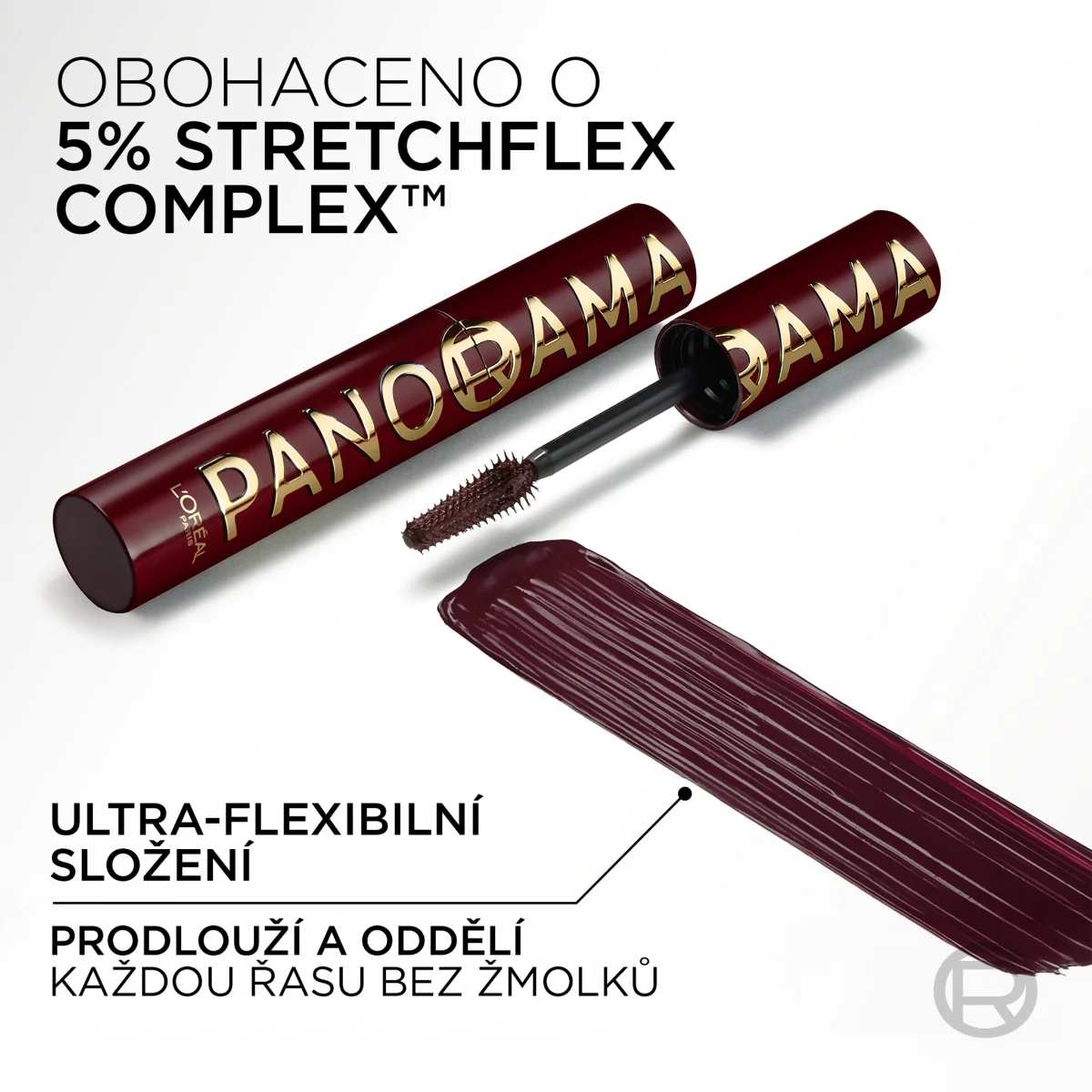 Loréal Paris Volume Millions Lashes Panorama Bordeaux řasenka 9,9 ml