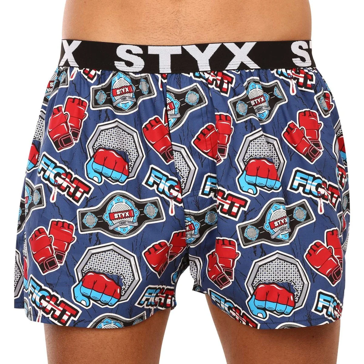 Styx 3PACK pánské trenky art sportovní guma vícebarevné (3B15690) M