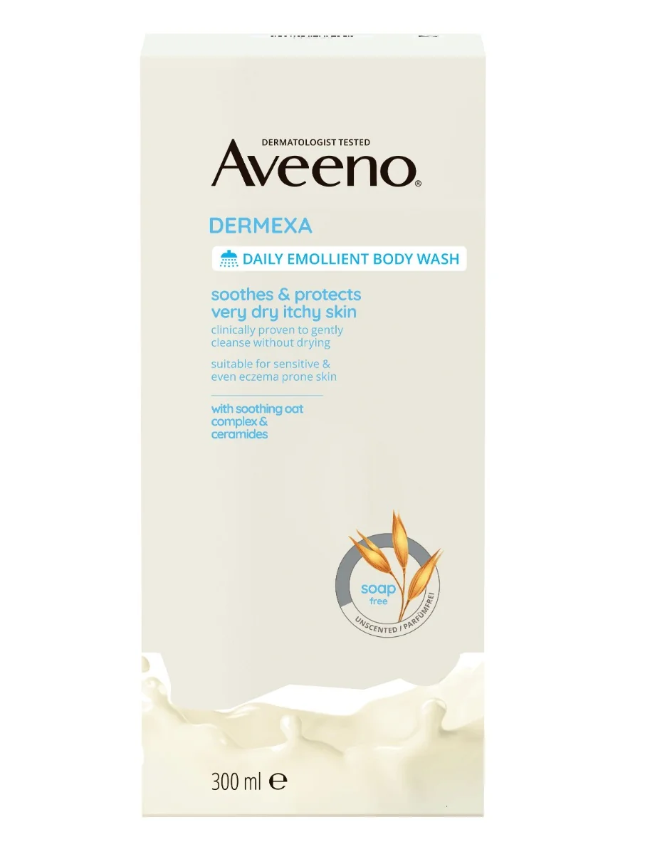 Aveeno Dermexa Emolienční sprchový gel 300 ml