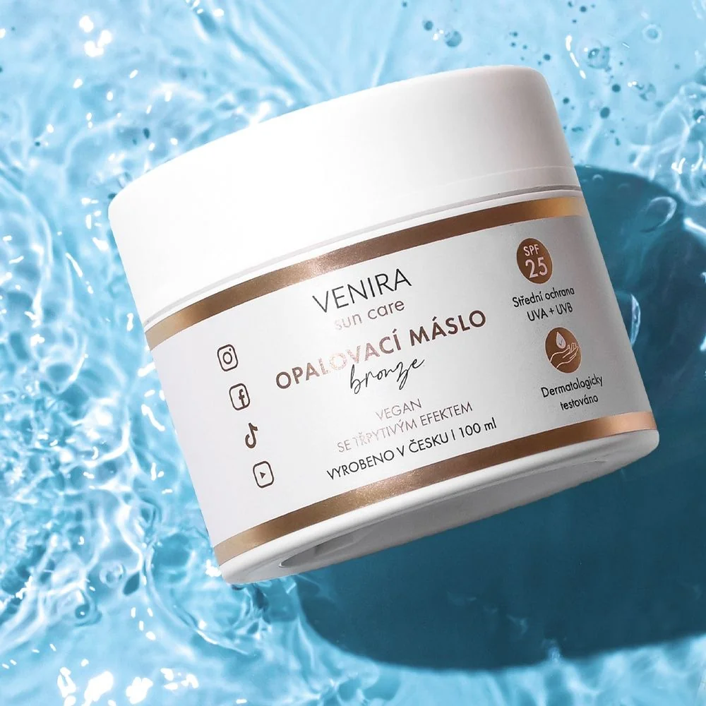 Venira Opalovací máslo bronze SPF25 100 ml