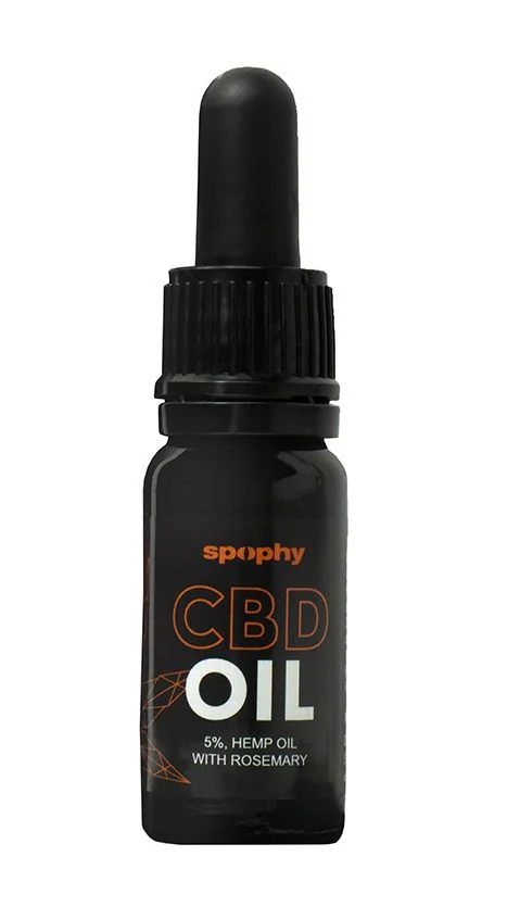 Spophy CBD Oil 5% olej s rozmarýnem 10 ml