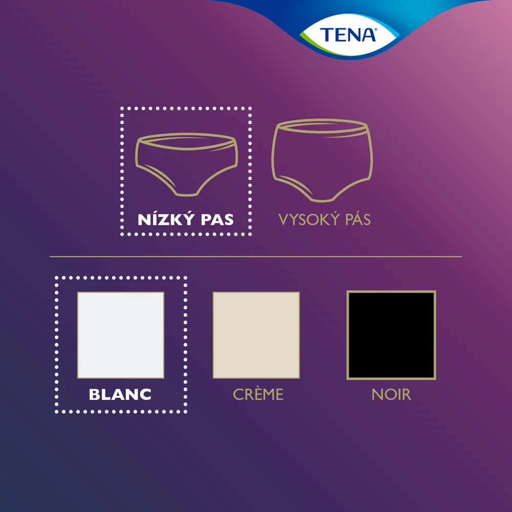 Tena Silhouette Low Waist Blanc vel. M inkontinenční kalhotky 12 ks