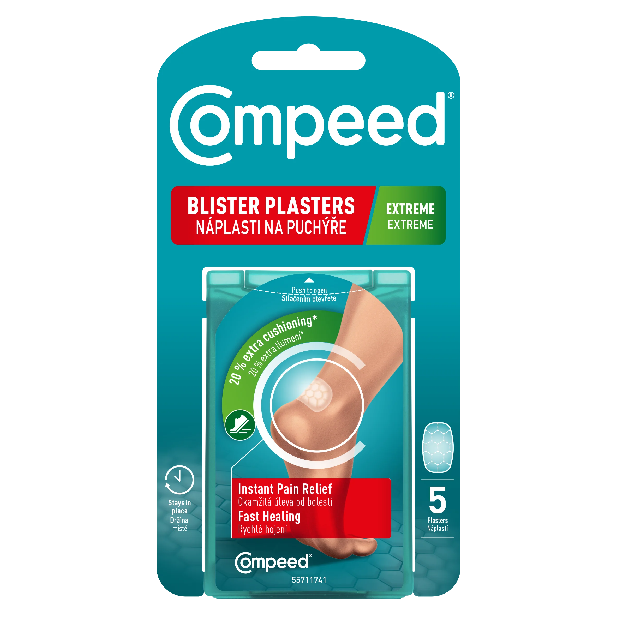 Compeed Náplasti na puchýře Extreme 5 ks