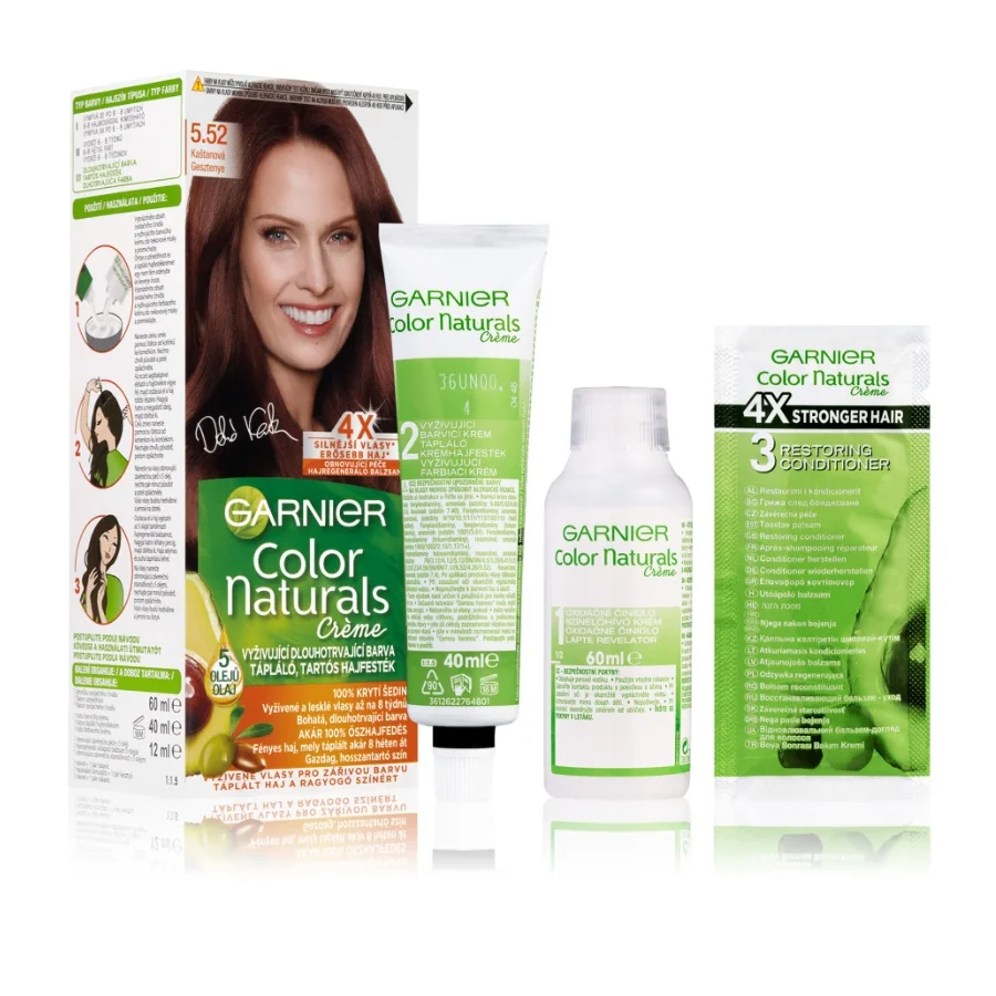 Garnier Color Naturals Permanentní barva na vlasy 5.52 kaštanová