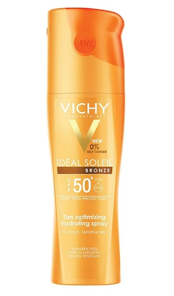 VICHY Idéal Soleil Bronze SPF 50+ Hydratační sprej optimalizující opálení 200ml