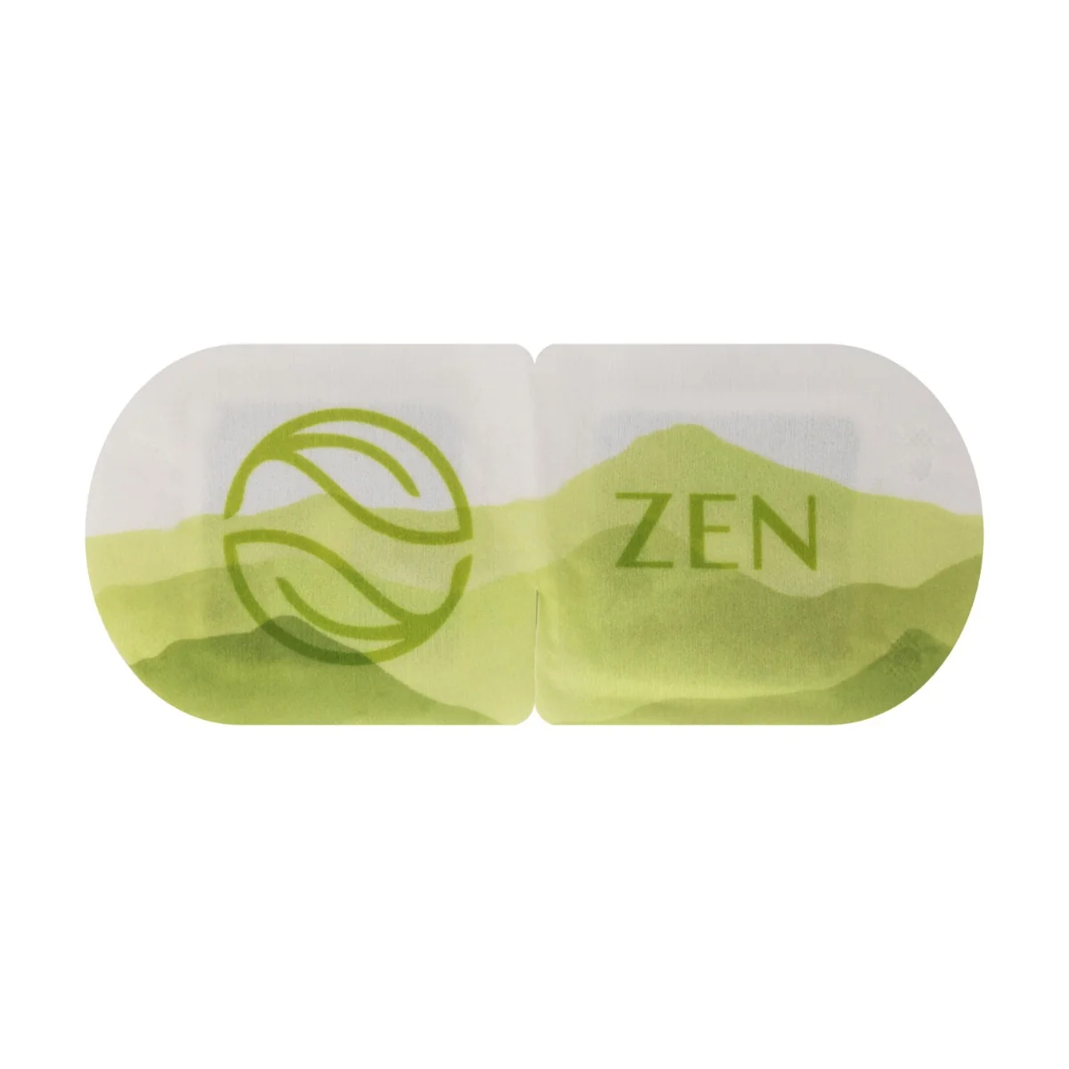 Body Restore Samozahřívací relaxační maska na oční okolí zelený čaj 5 ks