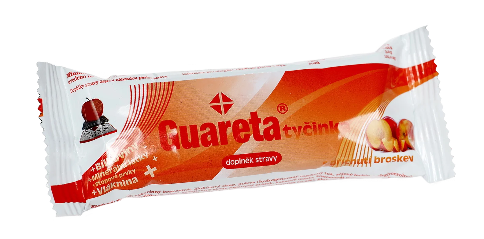 Guareta Tyčinka s příchutí broskve 44 g