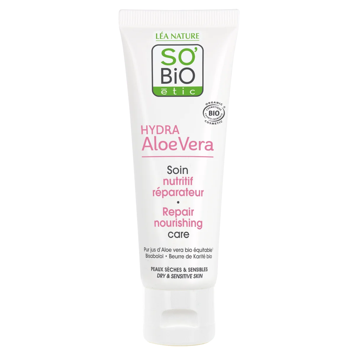 SO’BiO étic Reparační výživná péče s Aloe vera BIO 50 ml