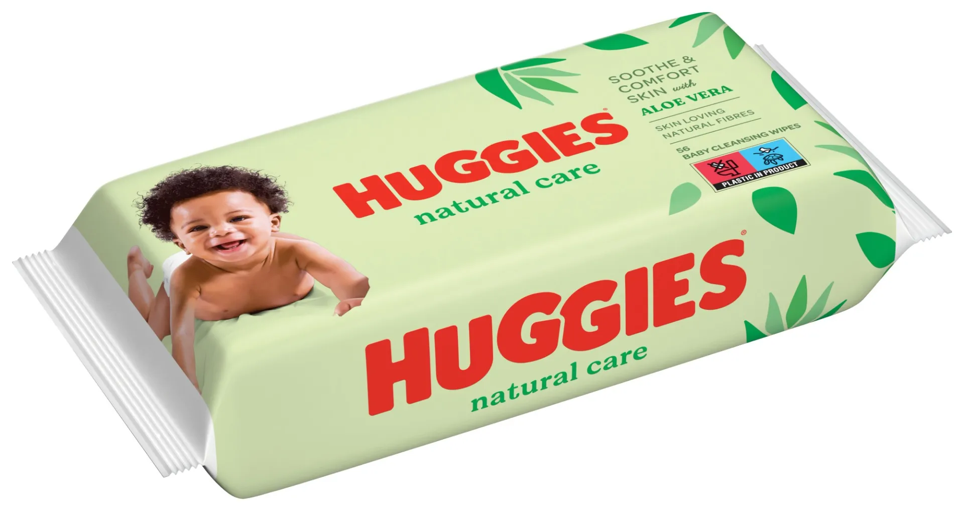Huggies Natural Care vlhčené ubrousky 56 ks