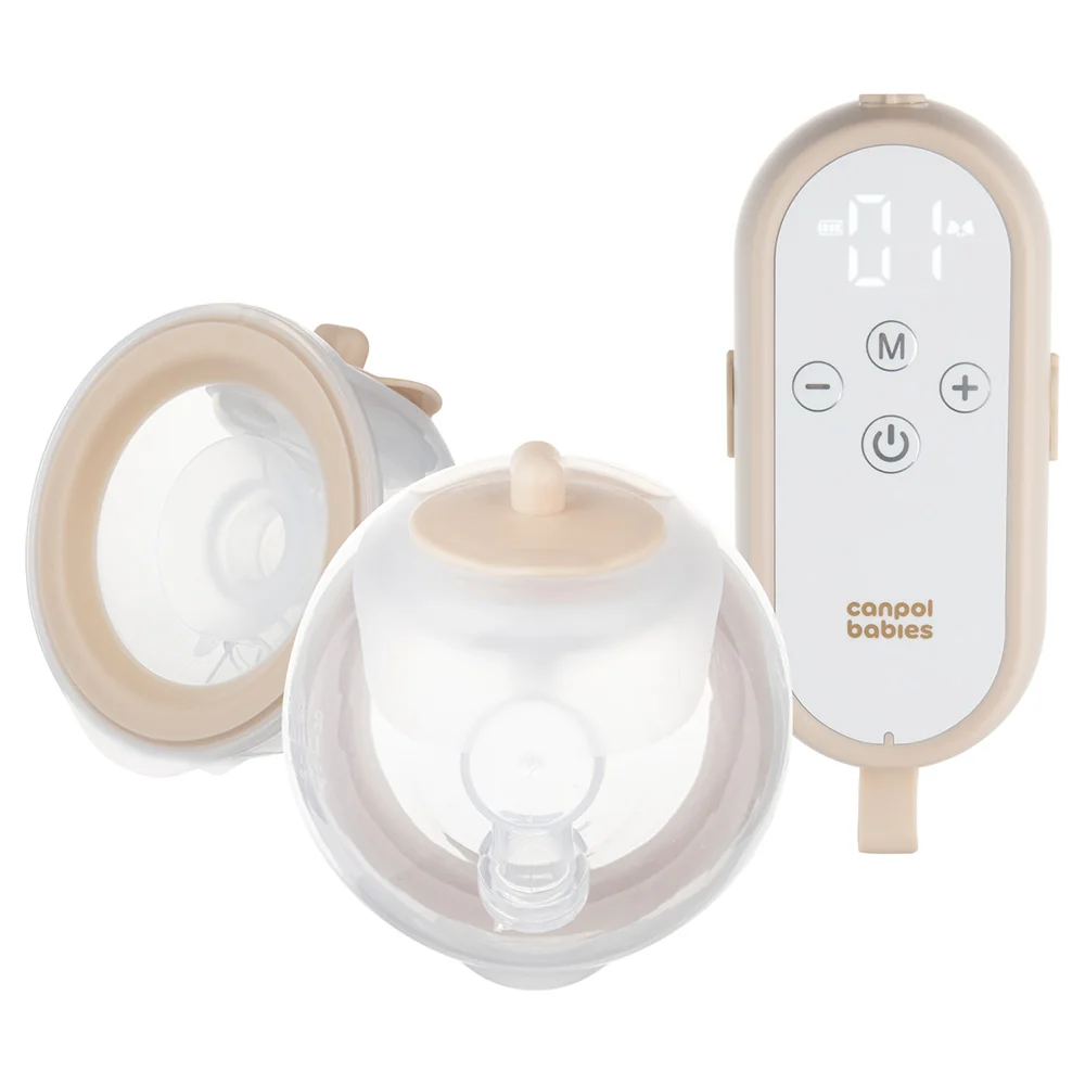 Canpol babies Dvojitá odsávačka mateřského mléka do podprsenky MilkShell 1 ks