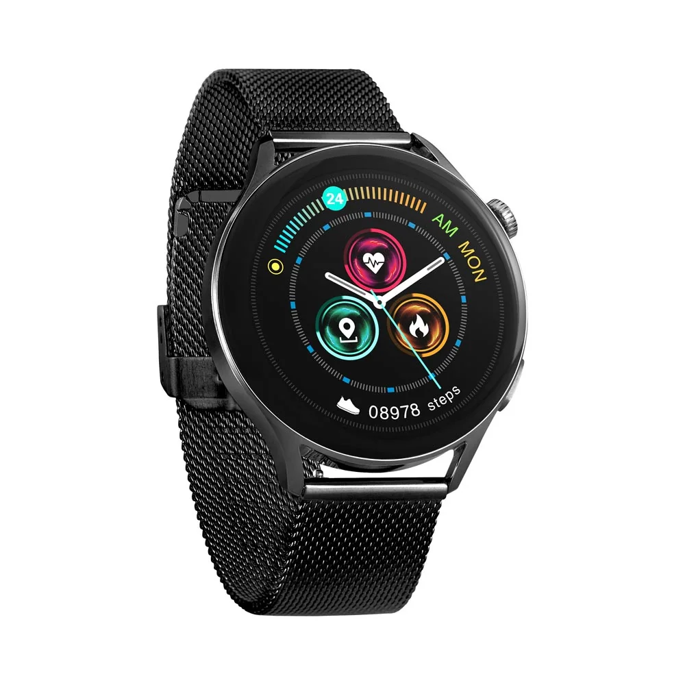 Garett Smartwatch Lady Elegance smart hodinky Black Steel