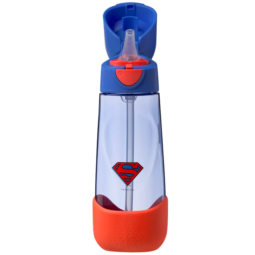 B.BOX Lahev na pití s brčkem 600 ml - Superman |