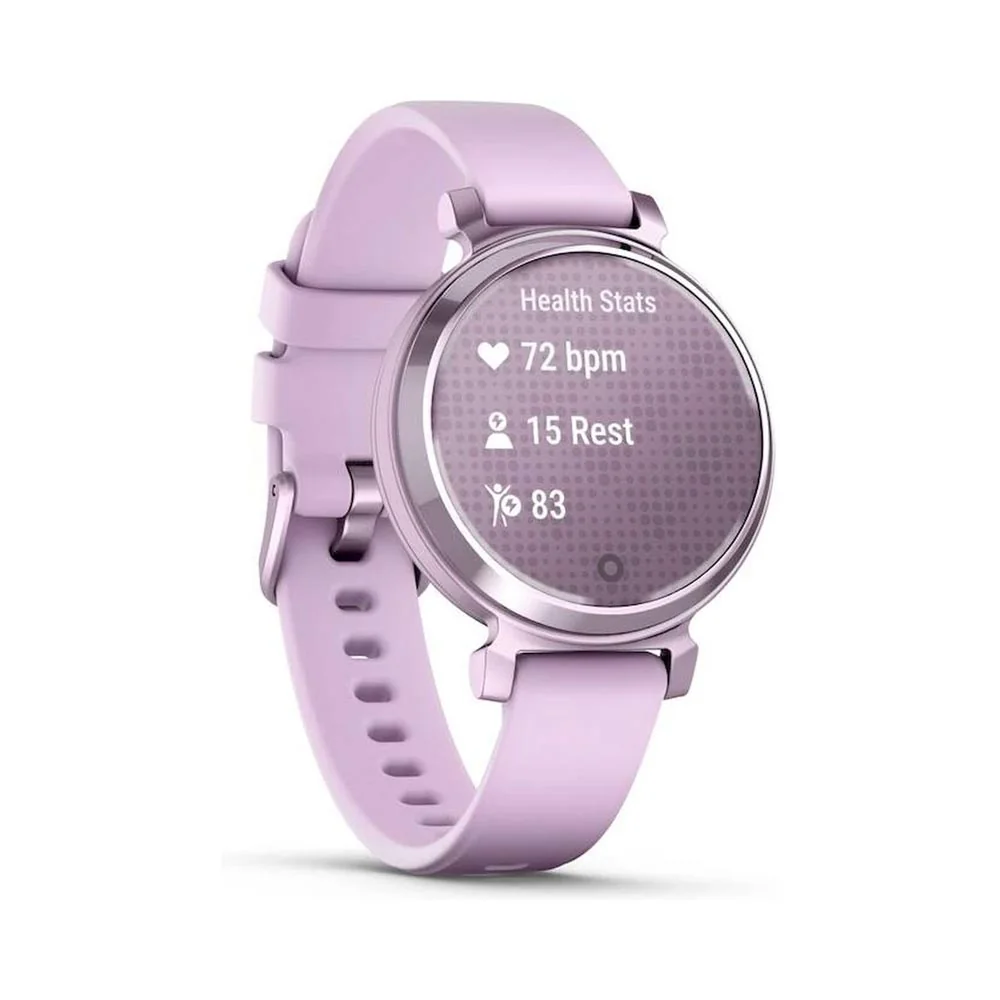 Garmin Lily 2 Silicone Band chytré hodinky Metallic Lilac/Lilac