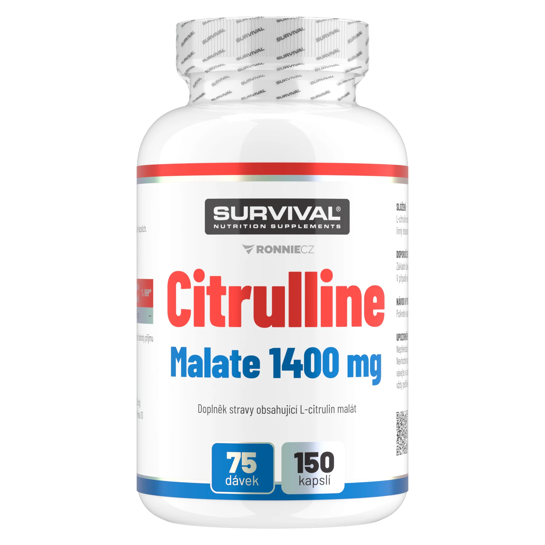 Survival Citrulline Malate 1400 mg 150 cps