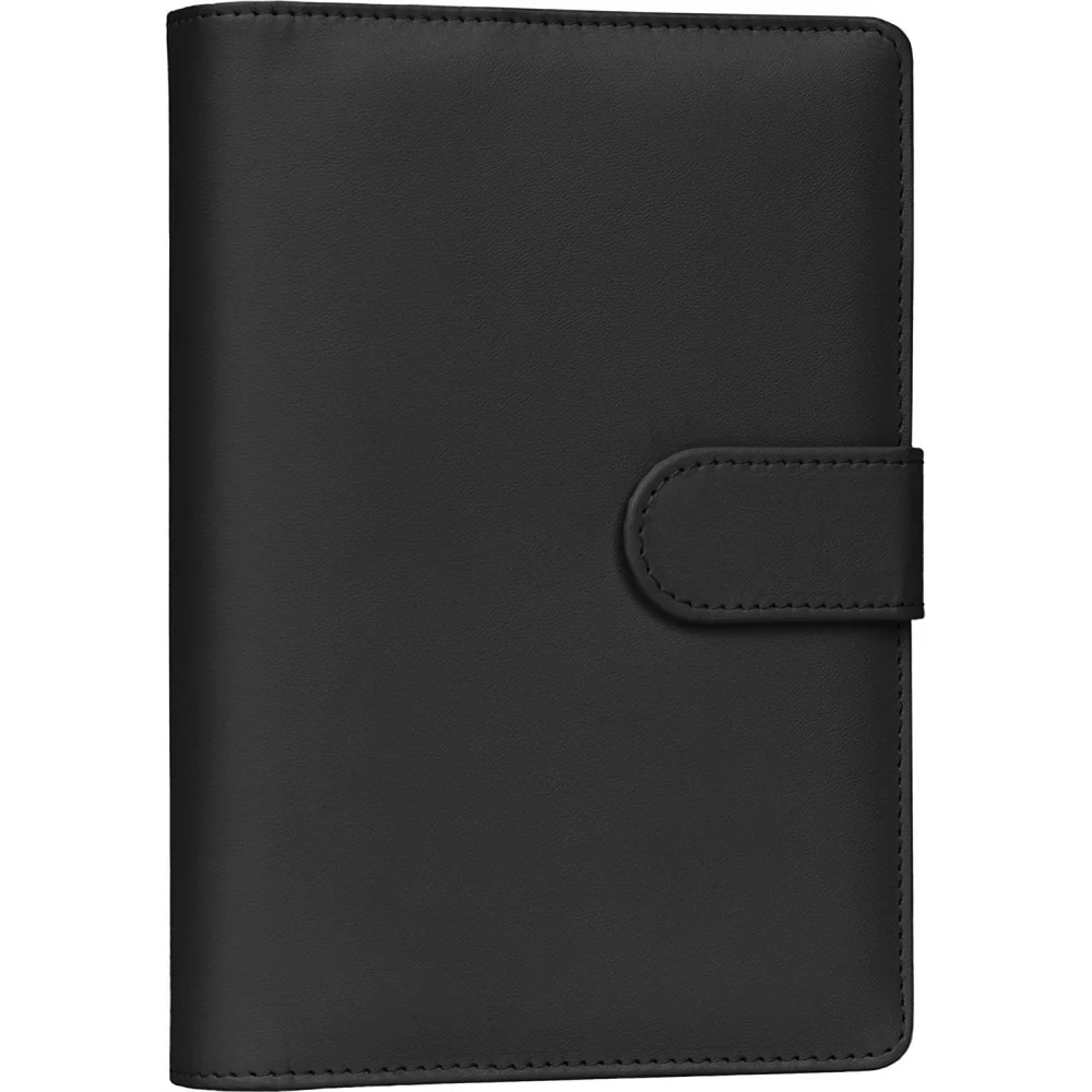 NOTIQUE Týdenní diář s vyměnitelnými listy 2027, černý 12,5 × 19 cm