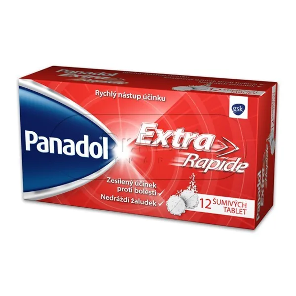 Panadol Extra Rapide 12 šumivých tablet