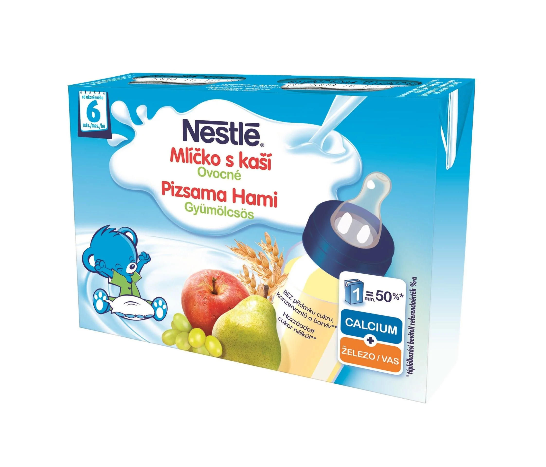 Nestlé Mlíčko s kaší Ovocné 2x200ml