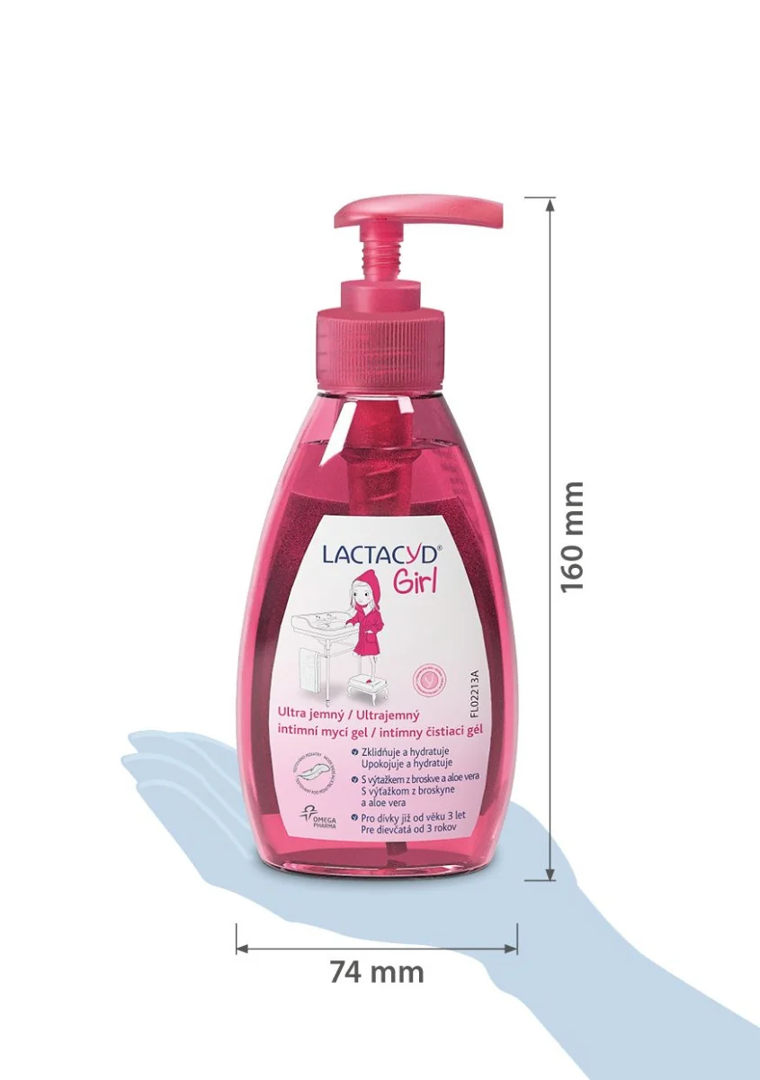 Lactacyd Girl Ultra jemný intimní mycí gel 200 ml