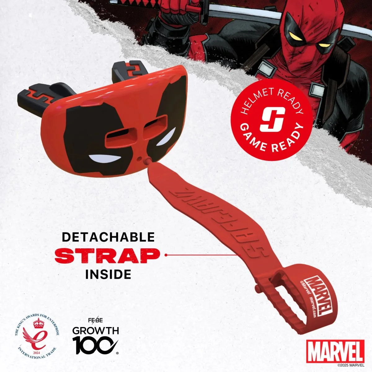 SAFEJAWZ Chránič rtů Marvel Deadpool