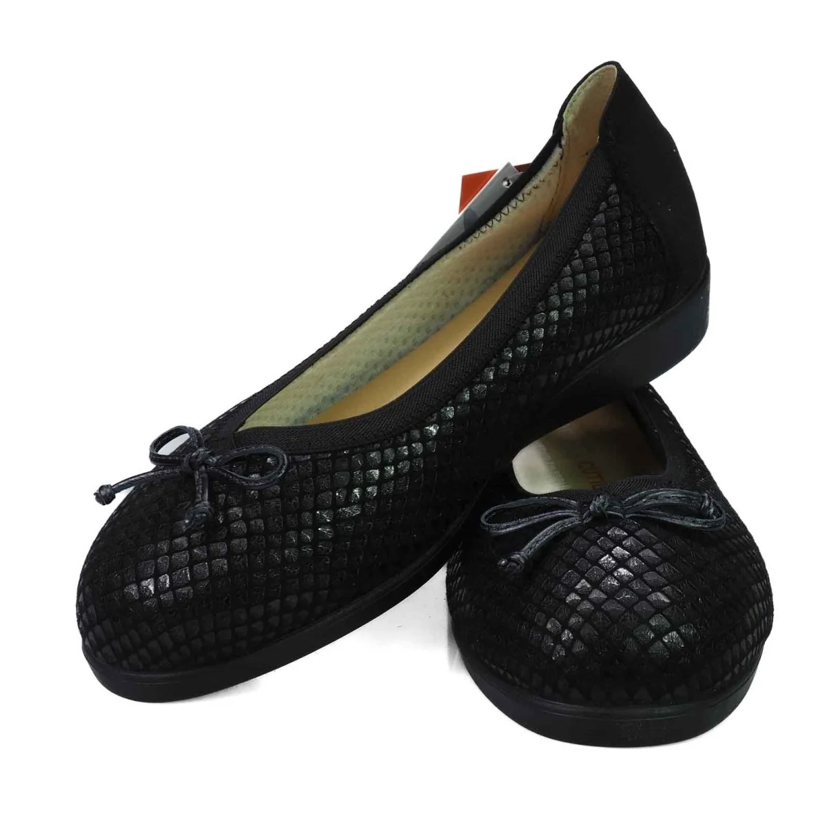 Doctor Cutillas Černé široké dámské baleriny model 10626, velikost: 39