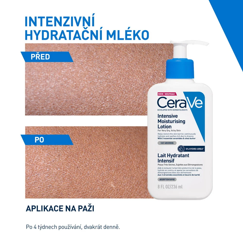 CeraVe Intenzivní hydratační mléko 236 ml