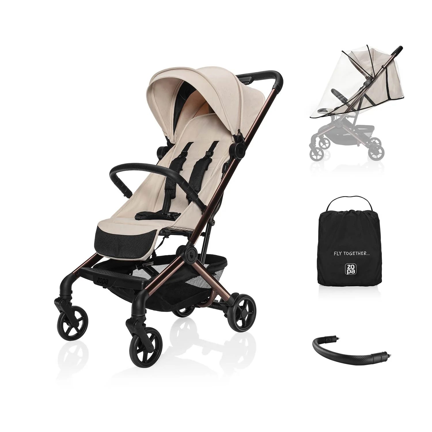 Zopa Sportovní kočárek Jet, Quartz Beige 9