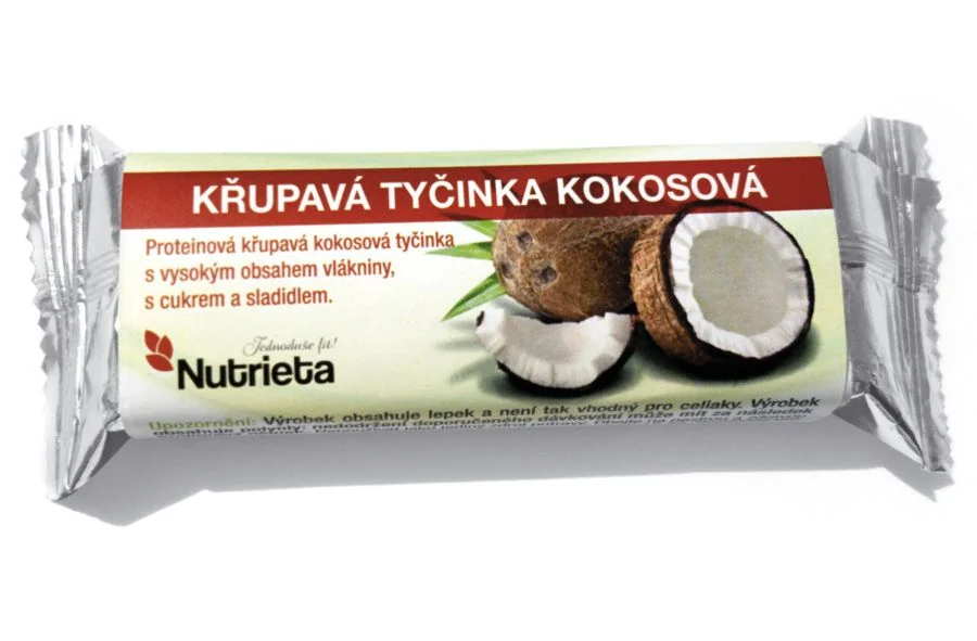 Nutrieta Křupavá kokosová tyčinka, 1 ks