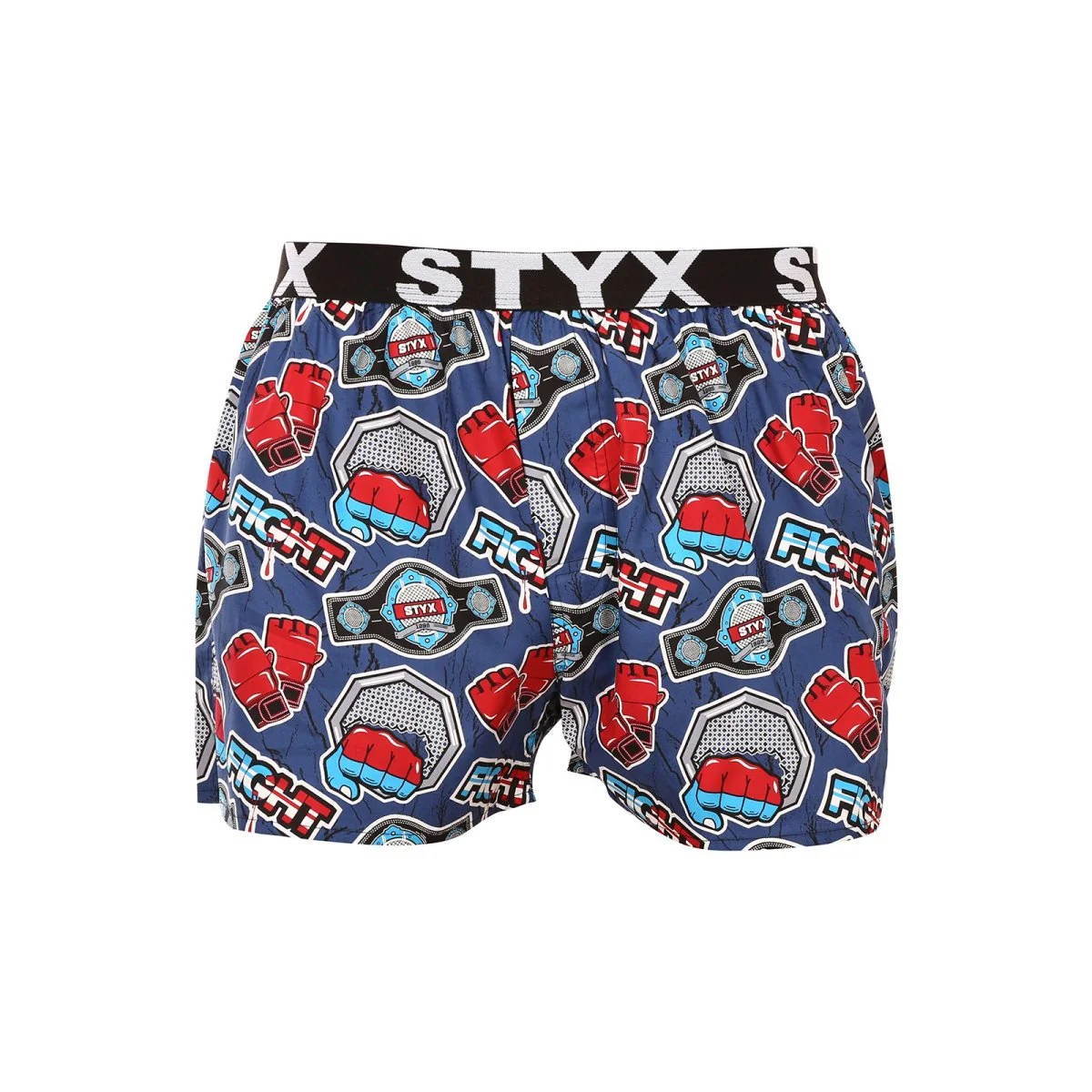 Styx Pánské trenky art sportovní guma fight (B1556) M