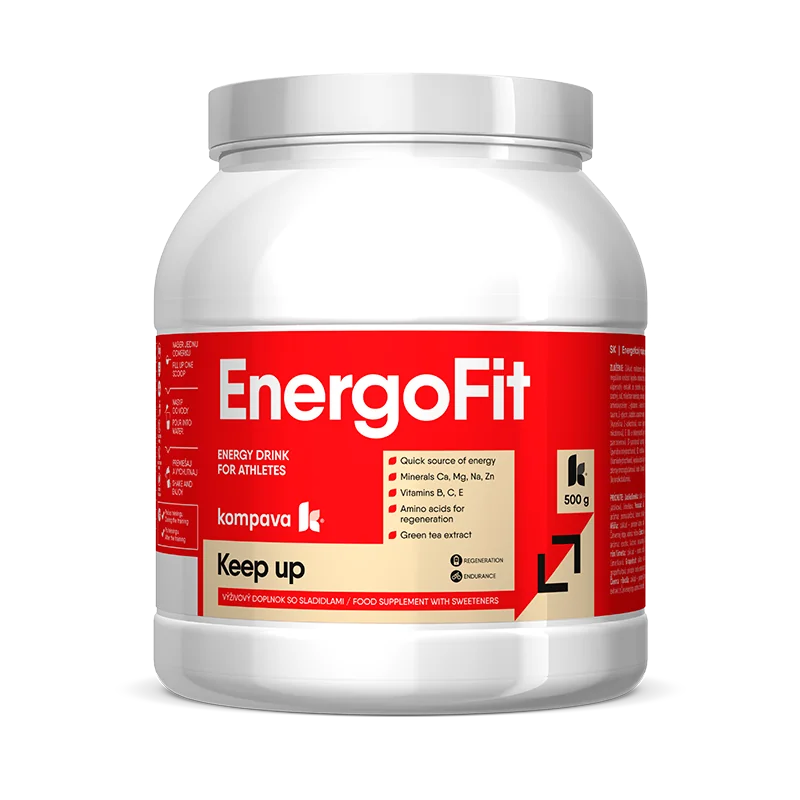 KOMPAVA Sportovní energetický nápoj EnergoFit 500g grapefruit