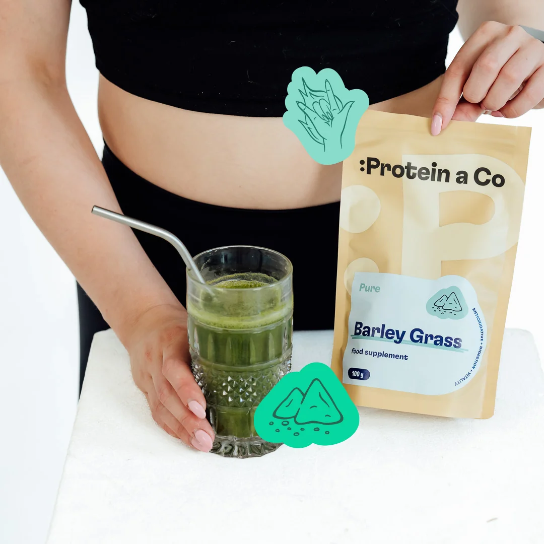 Protein a Co Mladý ječmen v prášku 200 g 
