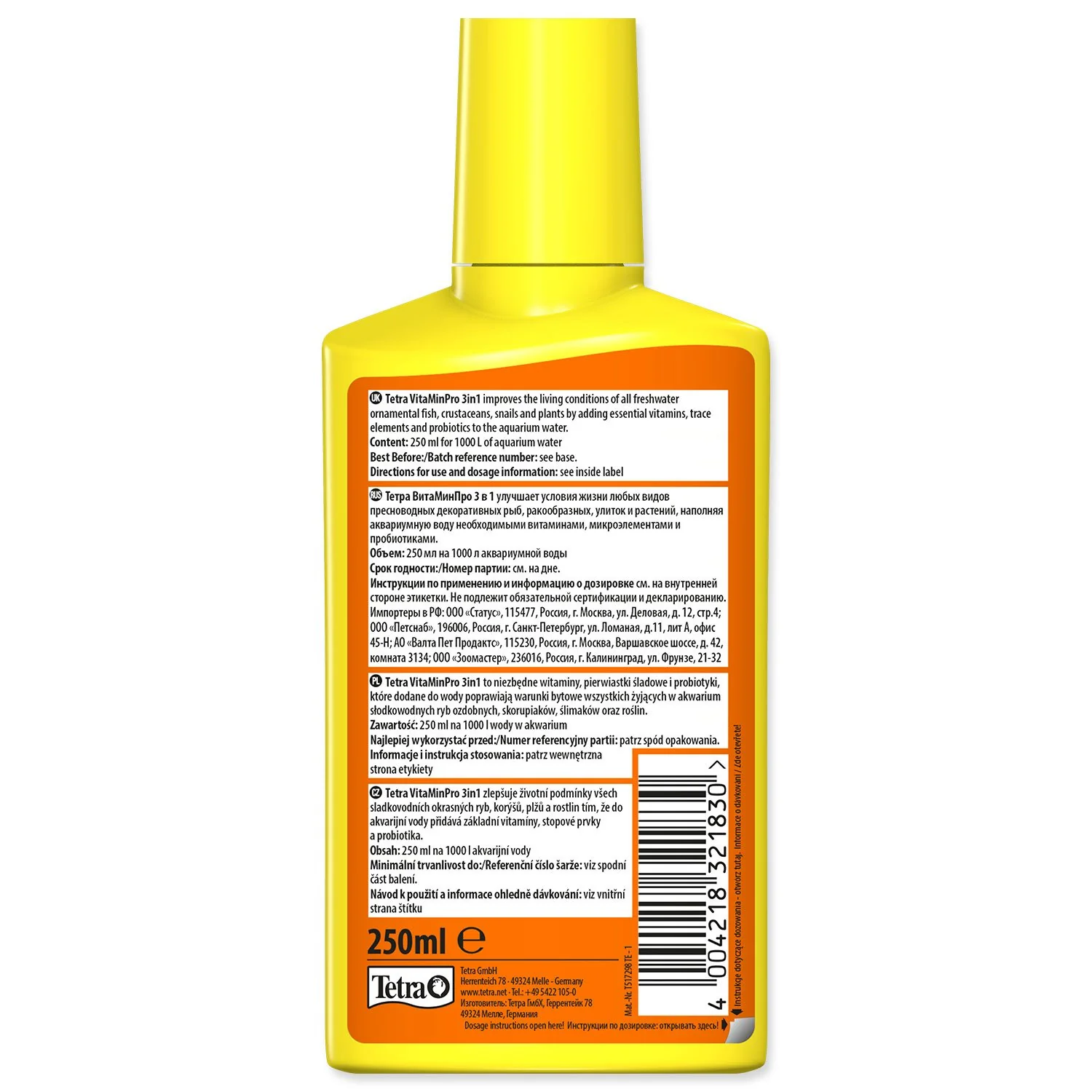 TETRA Přípravek VitaMinPro 3in1 250 ml