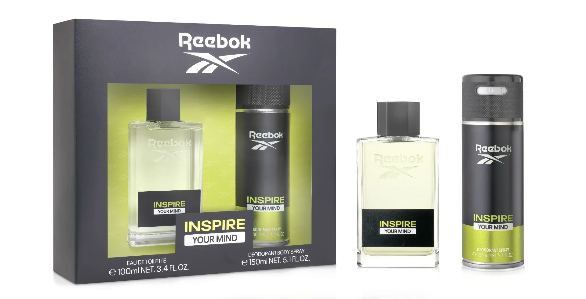 Reebok Inspire Your Mind dárková sada pro muže 2 ks