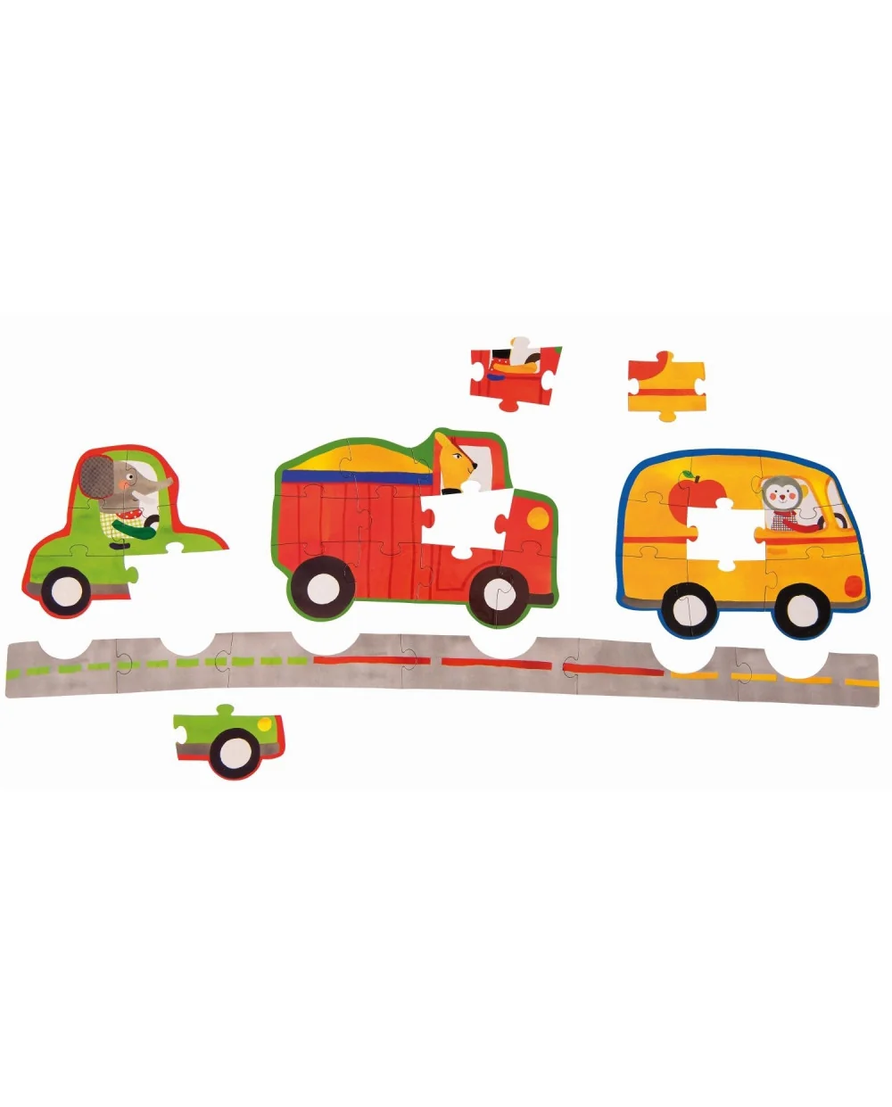 Moulin Roty Puzzle Auta