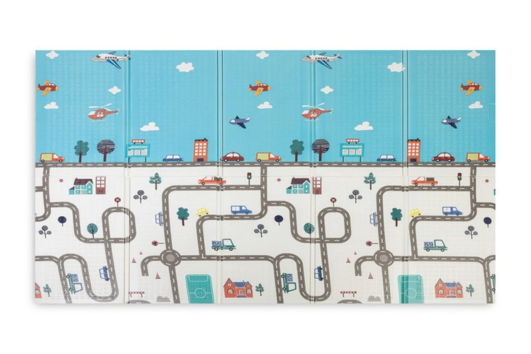 Toyz Fomee Street Multifunkční pěnová podložka 200×150 cm – oboustranná